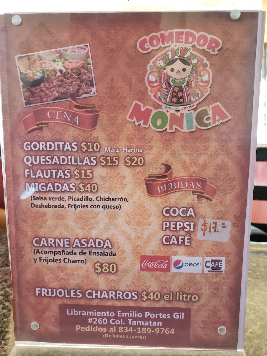 Comedor Monica Menu - Image 3